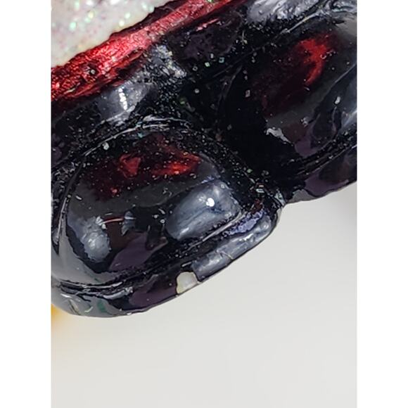 TWC Christmas Tree Ornaments Santa Snowman Nutcracker 4" Resin 90s Holidays x4 - Picture 12 of 15